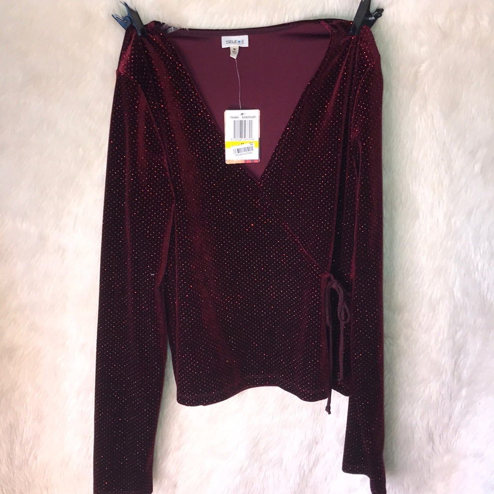 CLASSY BURGUNDY BLOUSE ❤️
